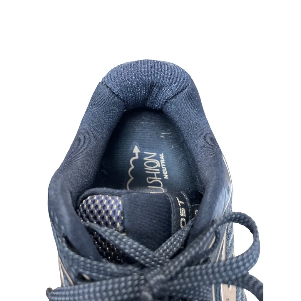 Brooks Ghost 12 Womens Black Gold Running Shoes Sneakers Size 8.5B SKU 9364 - Image 10