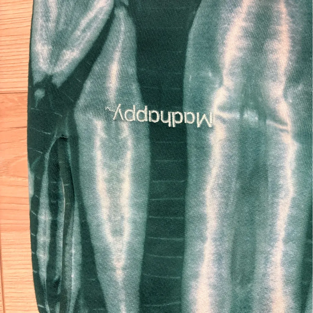 Madhappy  Teal Tie-Dye Joggers - Image 2