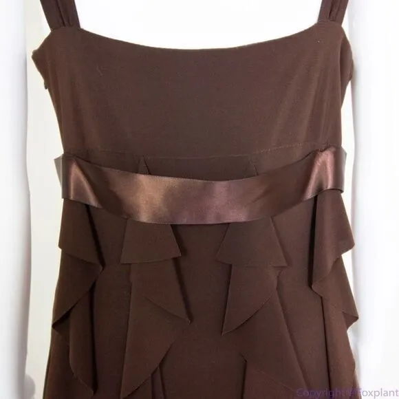 Betsy & Adam by‎ Linda Bernell ruffled tie waist prom dress, size 14 - Image 12