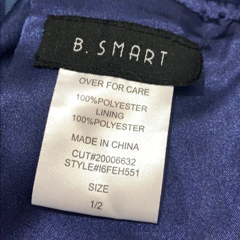 B. Smart Blue Ombré Tulle Prom Homecoming Mini Dress - Image 5