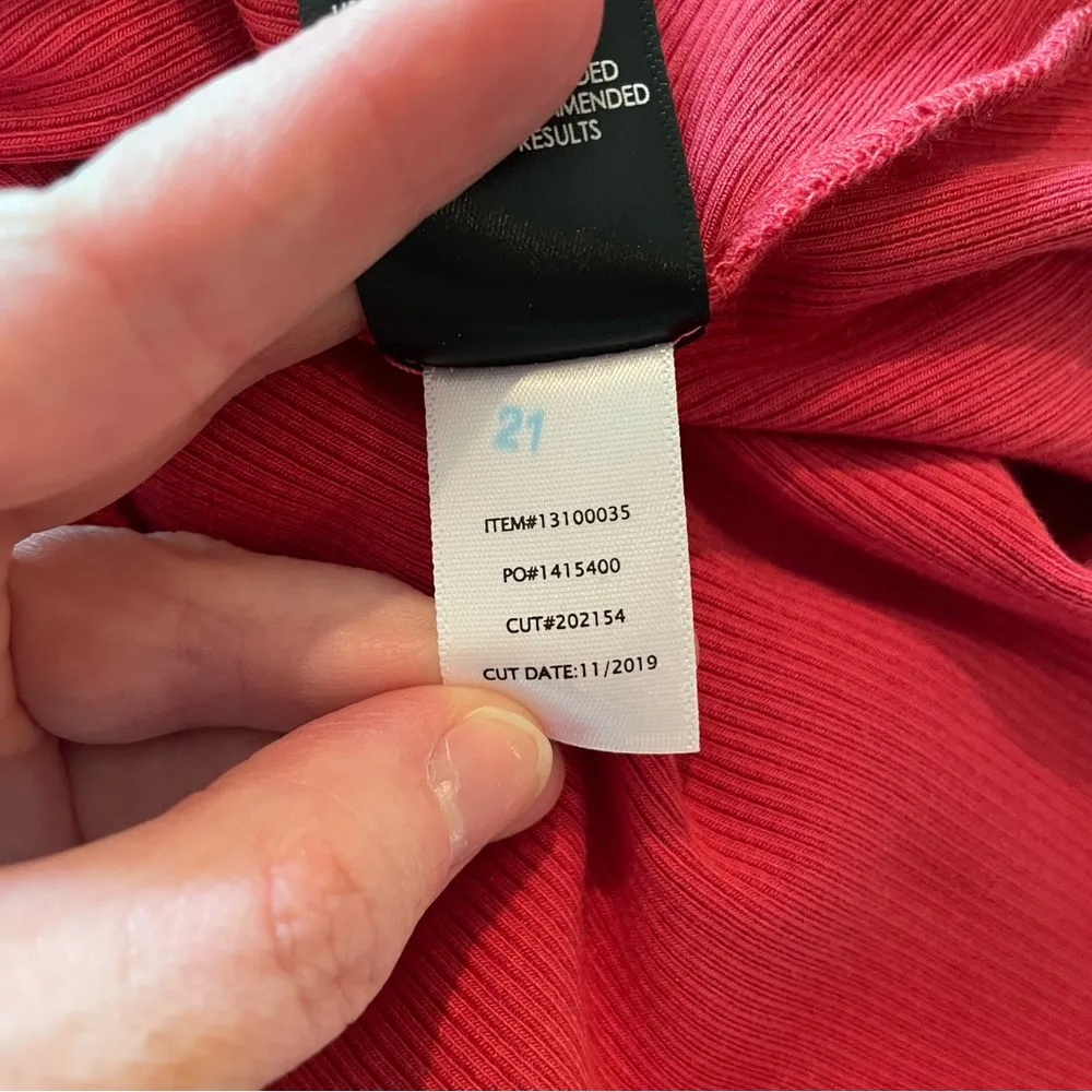 Torrid Red Mini Rib Sleeveless Trapeze Dress Large - Image 13