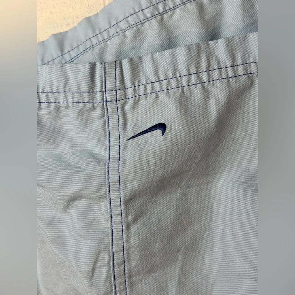 Vintage Nike Y2K Woman’s Blue Casual Lightweight Summer Shorts Size XL (16-18) - Image 2