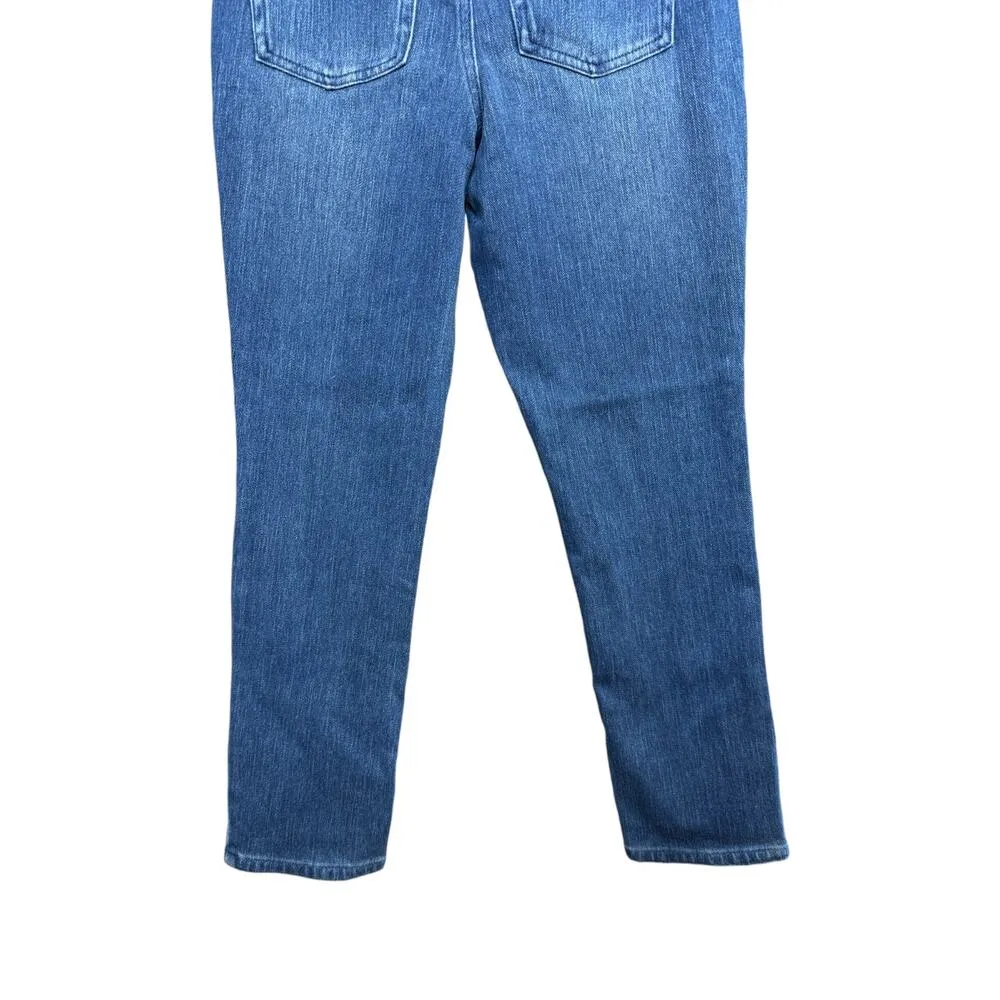 Belle by Kim Gravel Flexibelle Rollabelle Jean Washed Indigo Petite 0 NWOT Blue Size 30 - Image 7