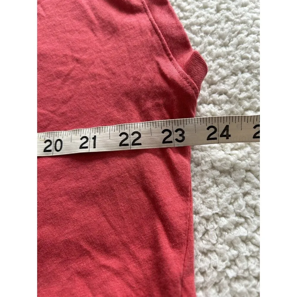 Madewell Lagos Crewneck Cropped Boxy Fit Muscle Tank in Oxidized Ruby Size L - Image 10