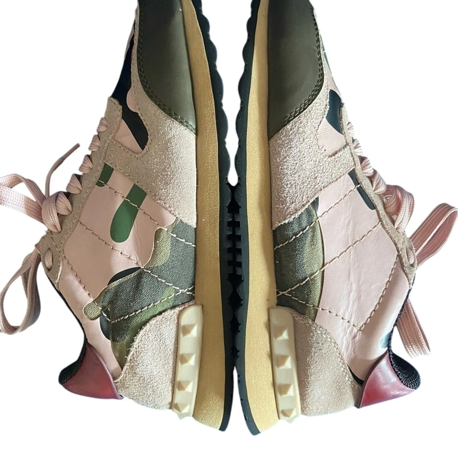 Valentino Garavani Rockrunner Sneakers – Multicolor Camo, Size 7 - Image 10