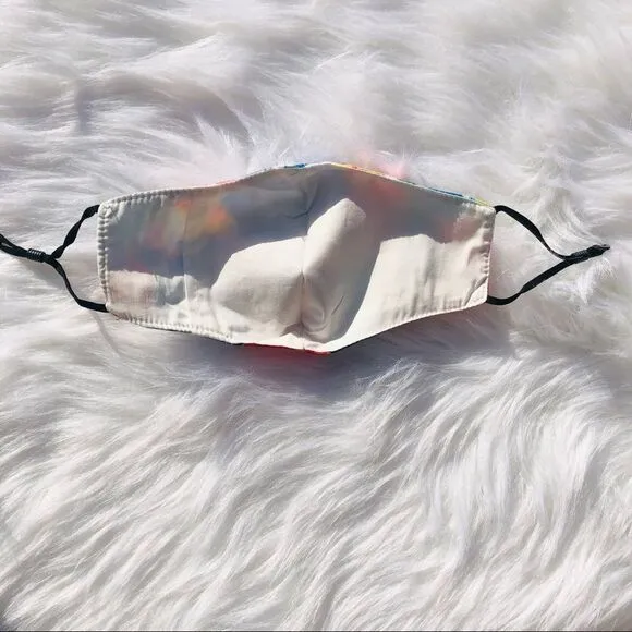 Brand New Multi Colored‎ Floral Face Mask For Teens & Women (Face Covering) Blue - Image 6