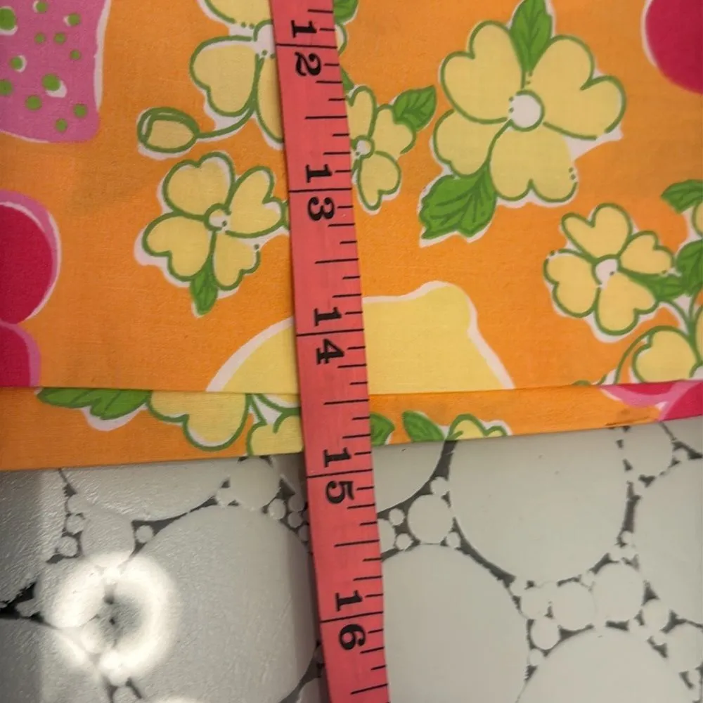 Lilly Pulitzer tropical fruit skirt skirt, orange red green size 0 - Image 10