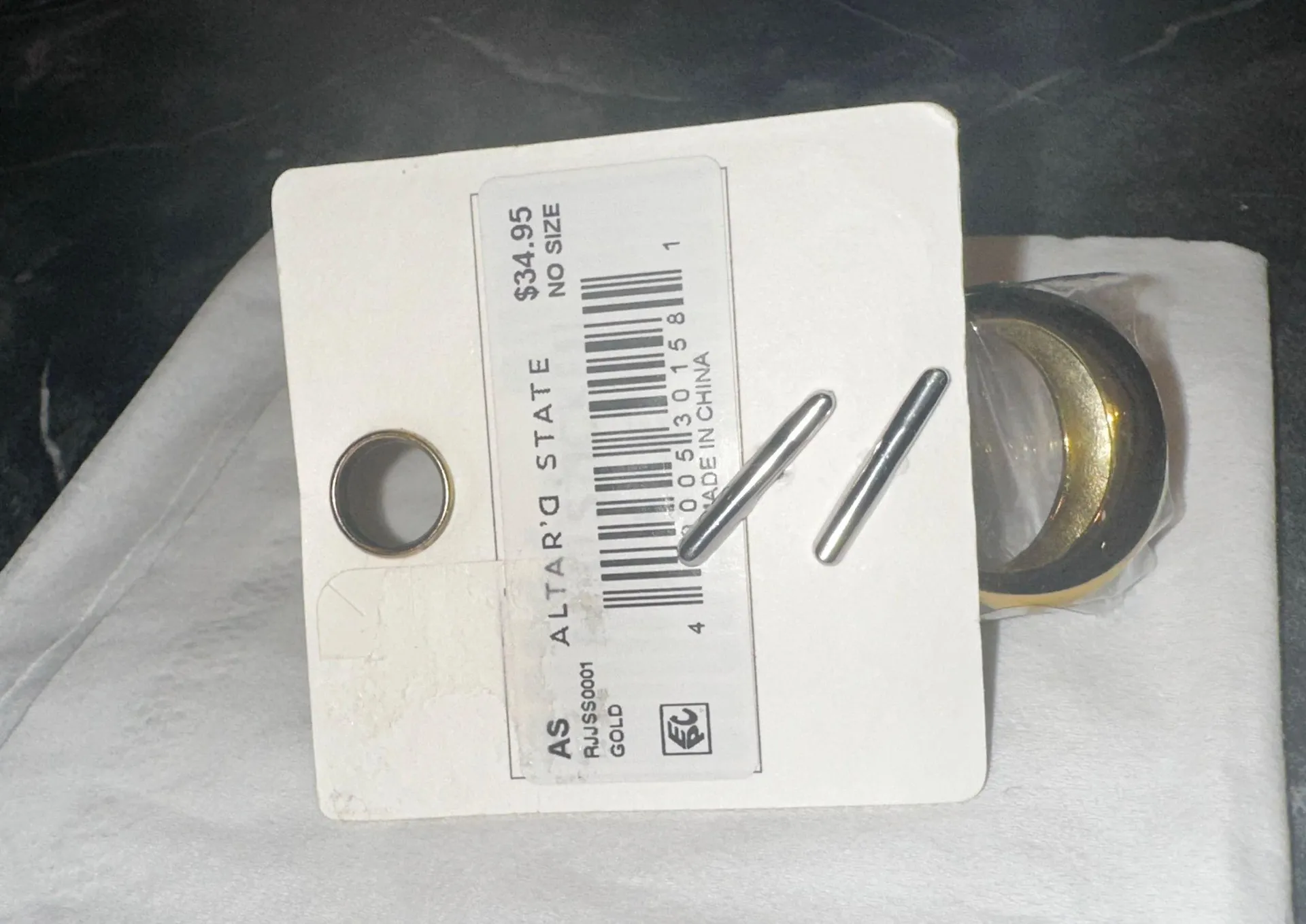 Stainless Steel Tarnish Resistant Ring Set - Image 3