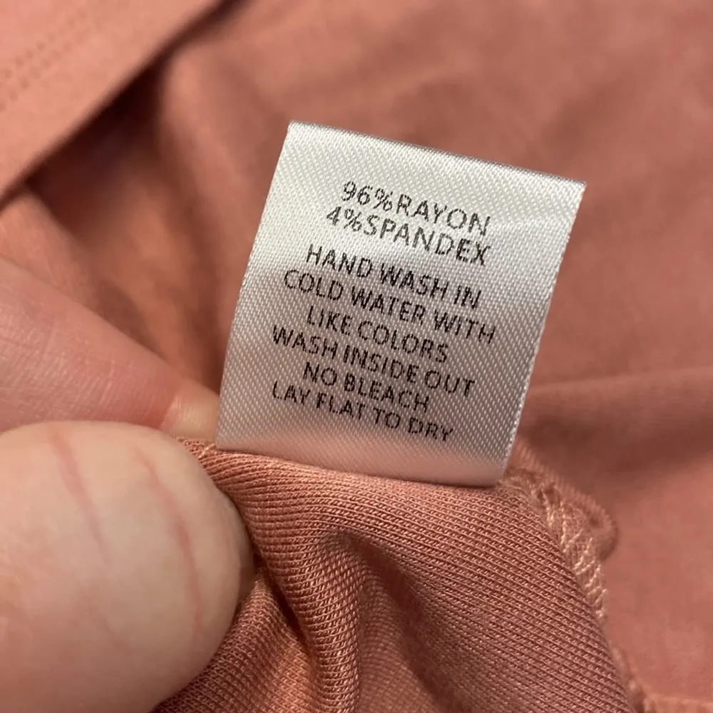 Gibsonlook Off The Shoulder Short Sleeve Top Mauve XL NWT b16 - Image 5