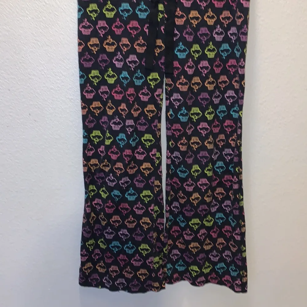SO  Intimates black neon cupcakes pajama pants - Image 3