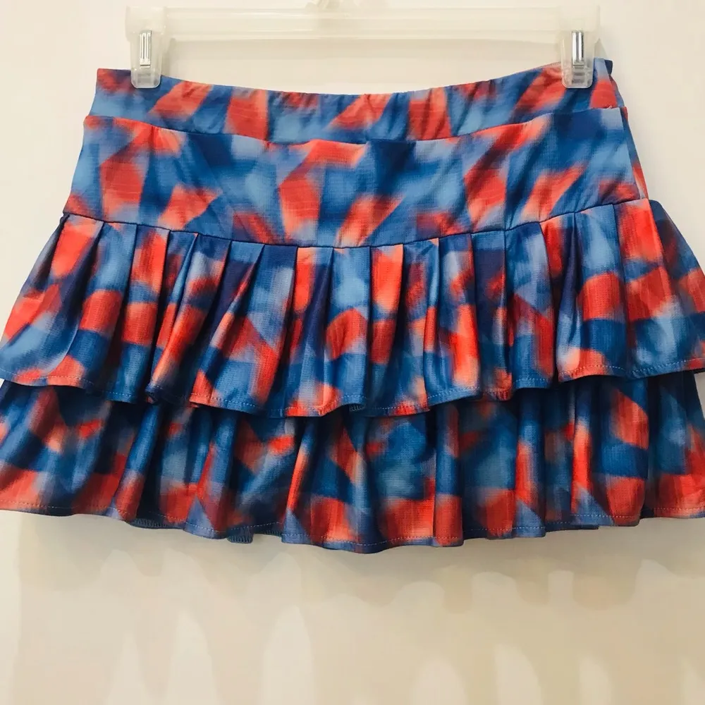 Ellesse Women`S Zatanna Tennis Skort orange and blue sz Large - Image 53