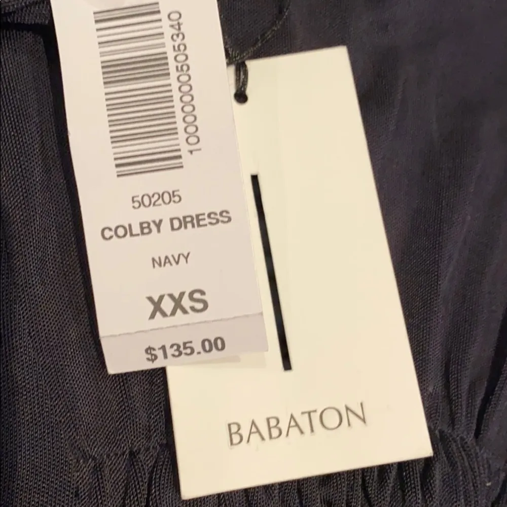 Babaton Aritzia Colby navy long sleeve dress XXS - Image 8