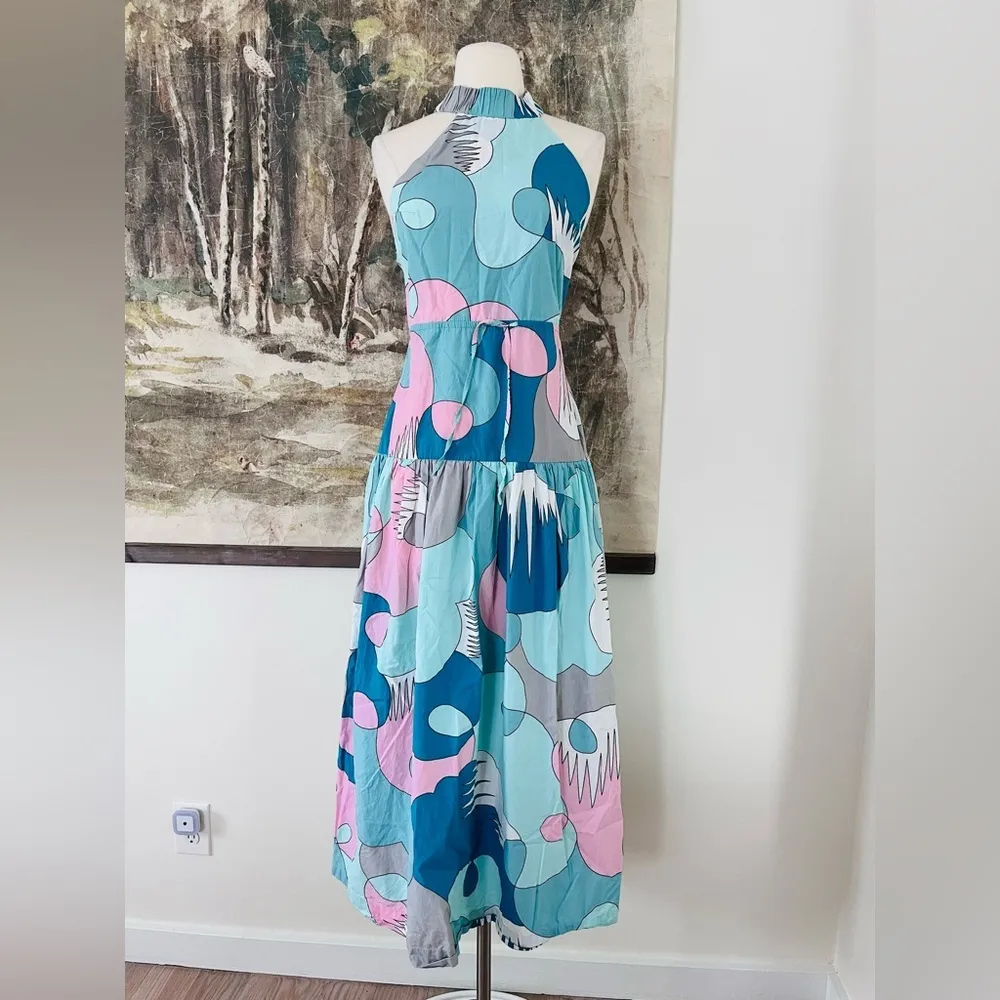 Free People SWF Highneck Cross Back Midi Dress Size Small $399 - Image 2