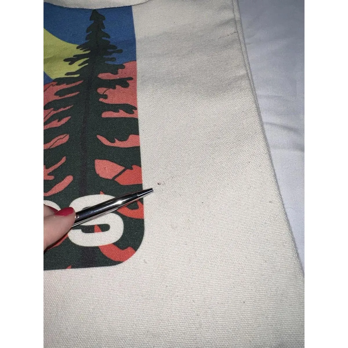 Public Lands Graphic Tote Bag 15"x15.5" Outdoor Conservation Canvas - Image 8