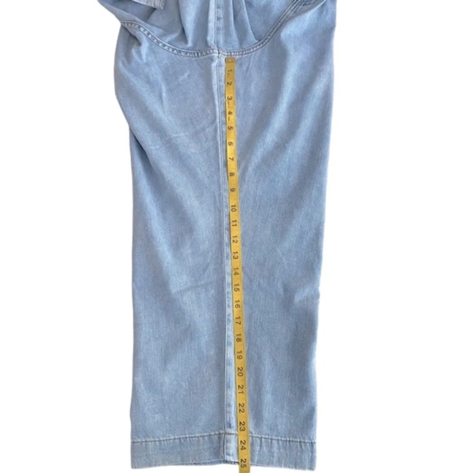 Levi's Denim Jeans 20 Wide Leg Crop Plus Size High-Rise Levi Strauss Heritage - Image 6