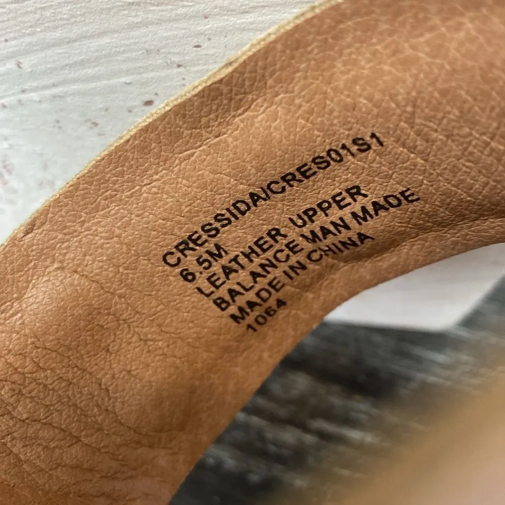 Steve Madden Brown & Gold Cressida Slip On Flat Sandals 6.5 - Image 7