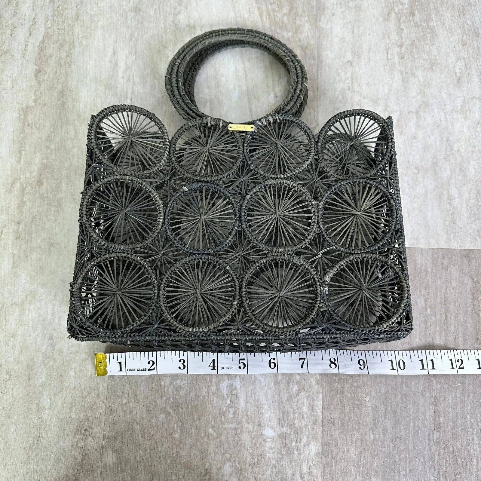 Kaanas Salamina Round Handle Tote purse bag - Image 5