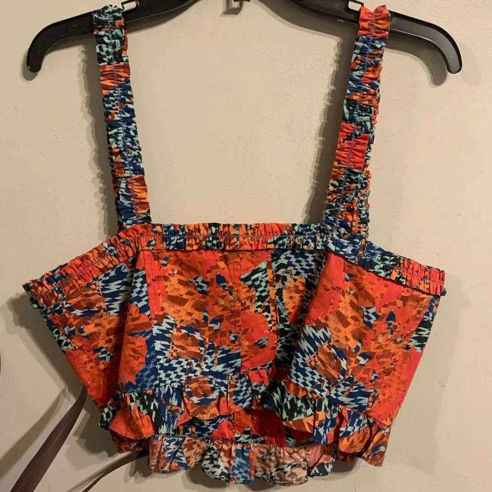 Alexandra Crop Tank in Flamingo - Image 14