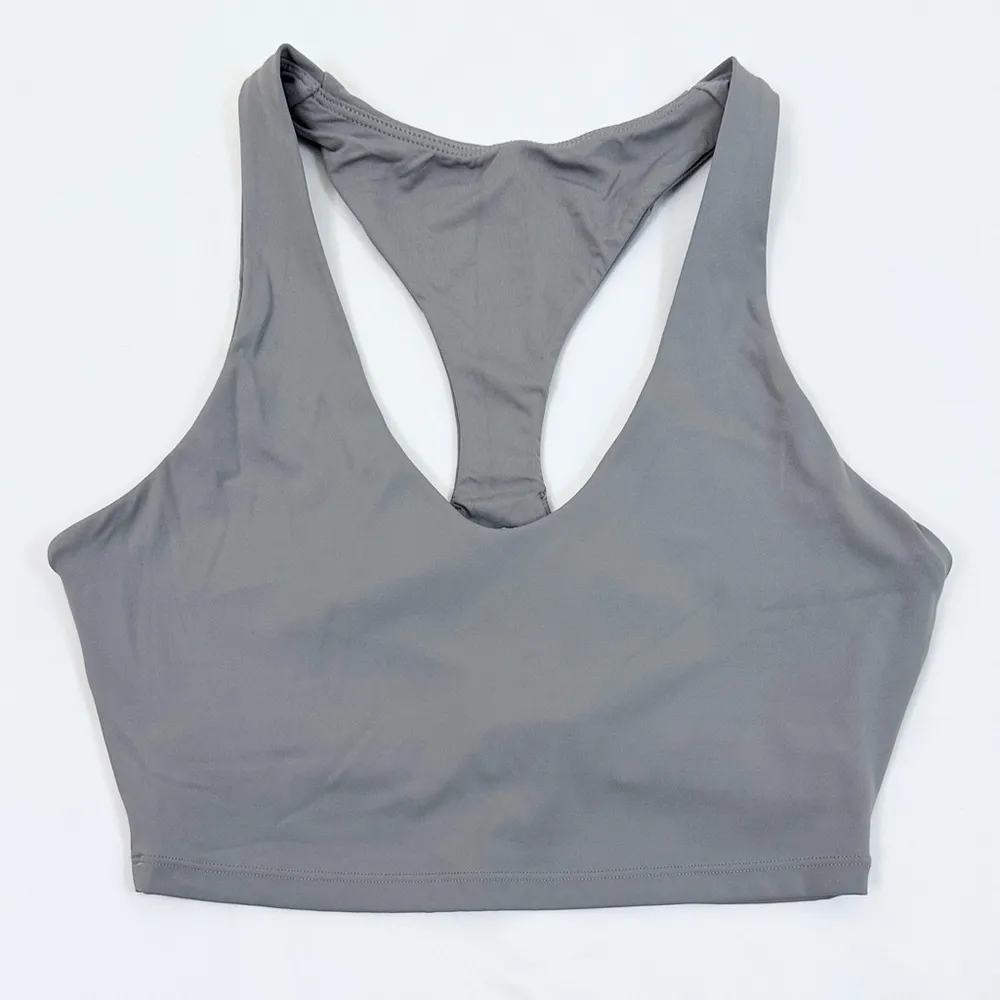 Museonly Racerback Crop Tank - Iron Grey - S - Image 3