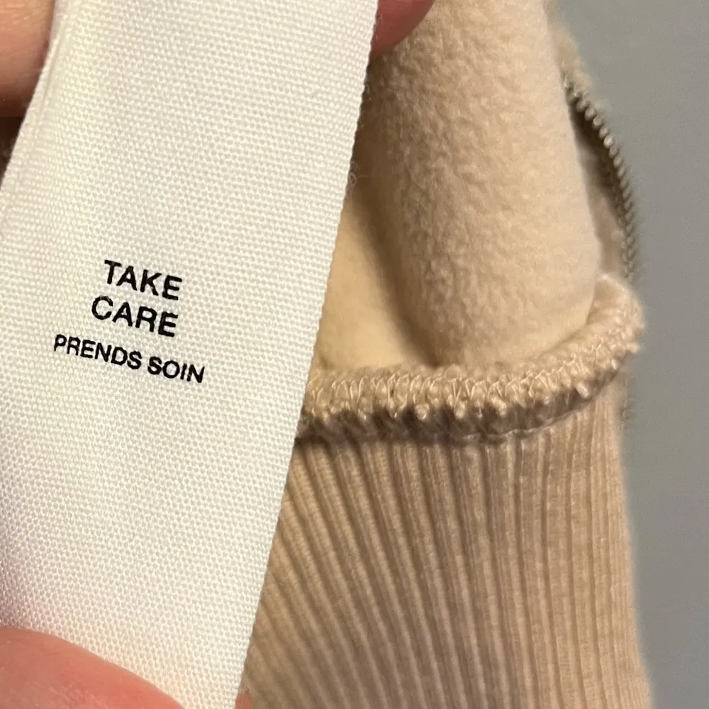 Avec Les Filles Coat Faux Fur Bomber Jacket in Bone (Cream) Sz L NWT Cozy Teddy - Image 15