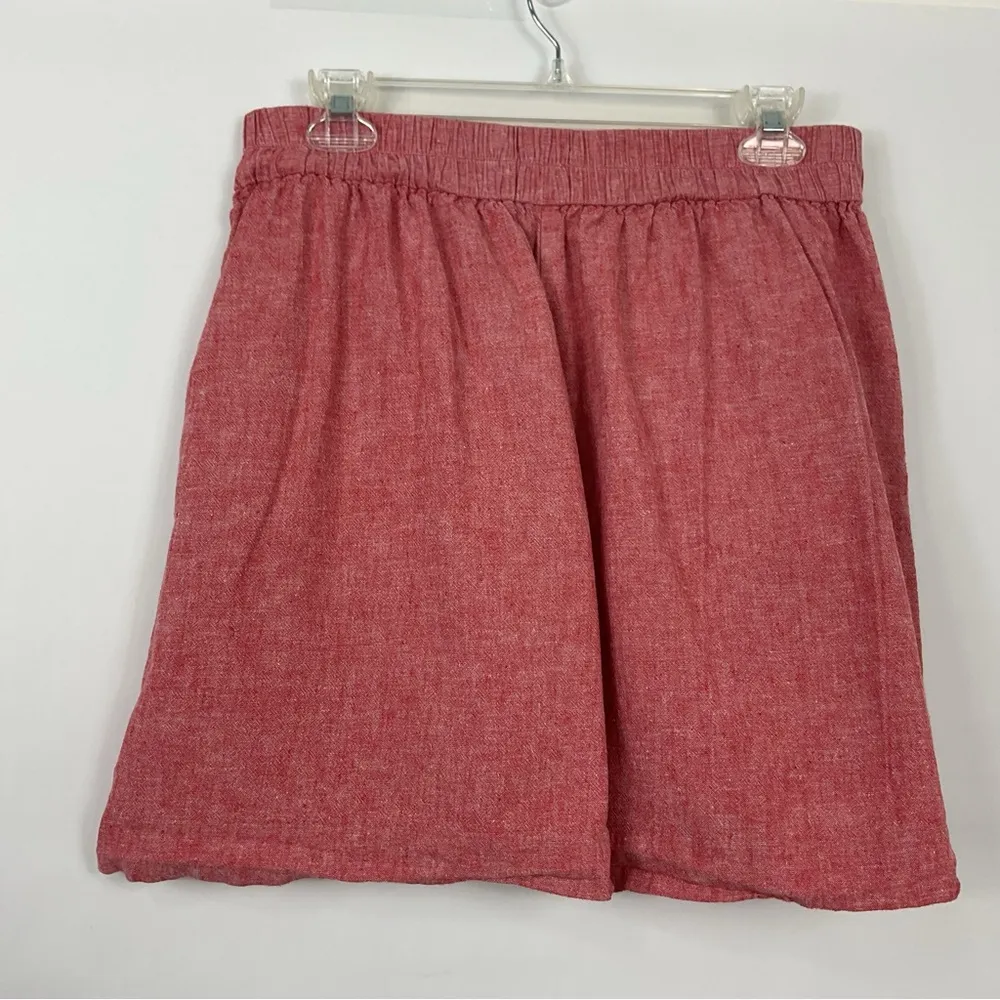 Ann Taylor Loft Petite Linen Blend Skirt Size MP - Image 3