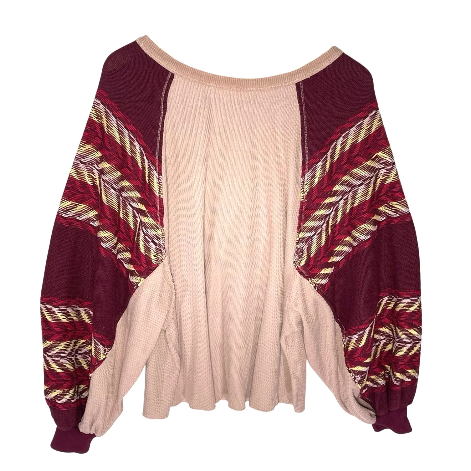 FREE PEOPLE x WE THE FREE Women’s Rainbow Dreams Puff Sleeve Knit Top - Image 6