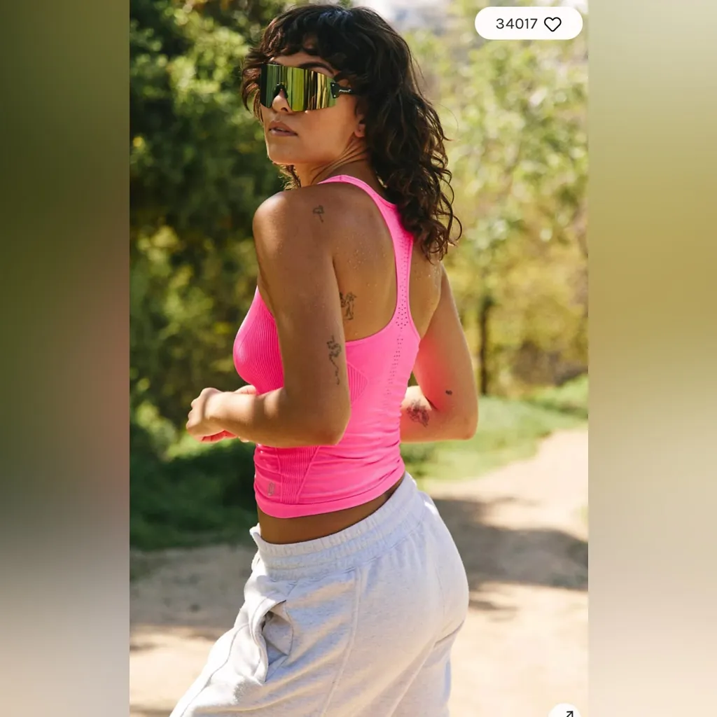 Free People Good Karma Tank Pink Size undefined - Image 3