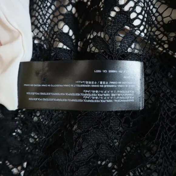 Keepsake the label Uptown black Lace mock neck Whimsigoth grunge dress XS - Image 6