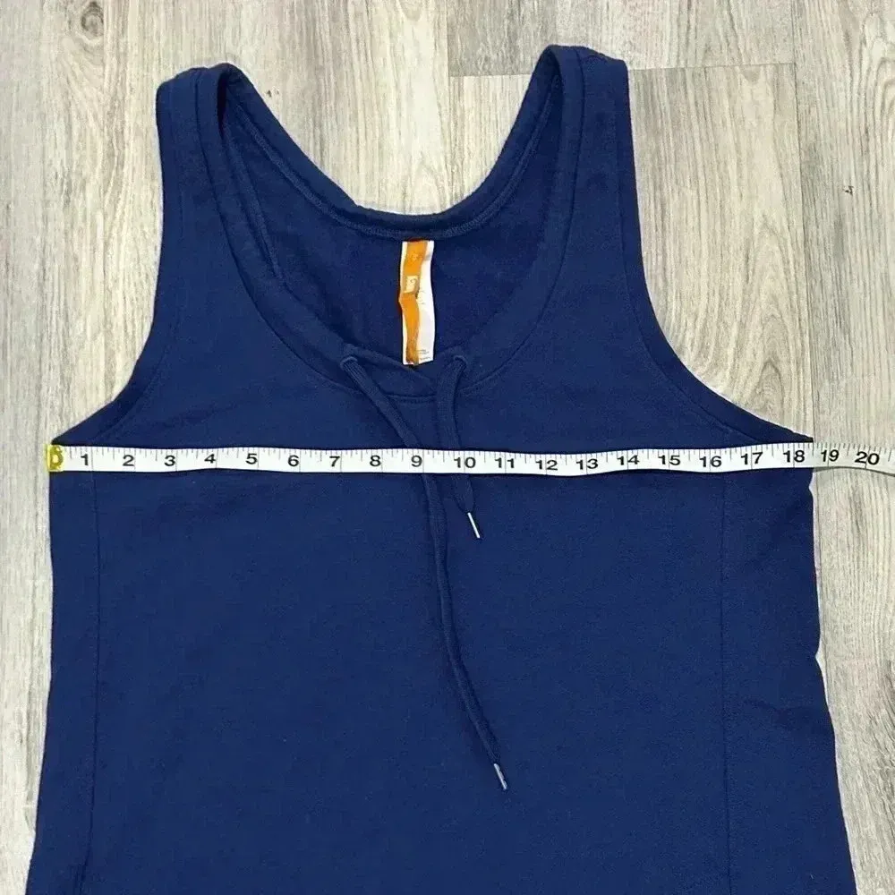 Lucy Activewear Navy Sleeveless Daily Practice Dress Pockets Women's Size M Blue Size M - Image 7