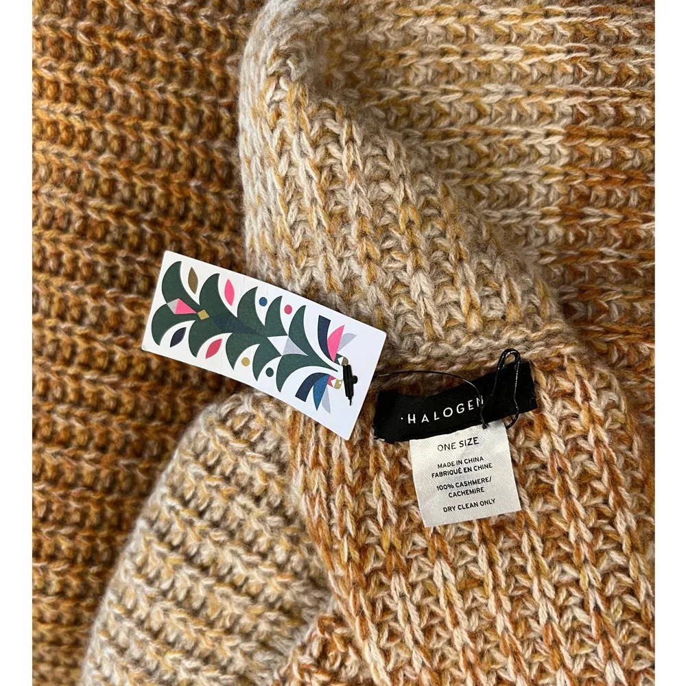 NWT HALOGEN Ombré Cashmere Infinity Scarf (O/S) - Image 5