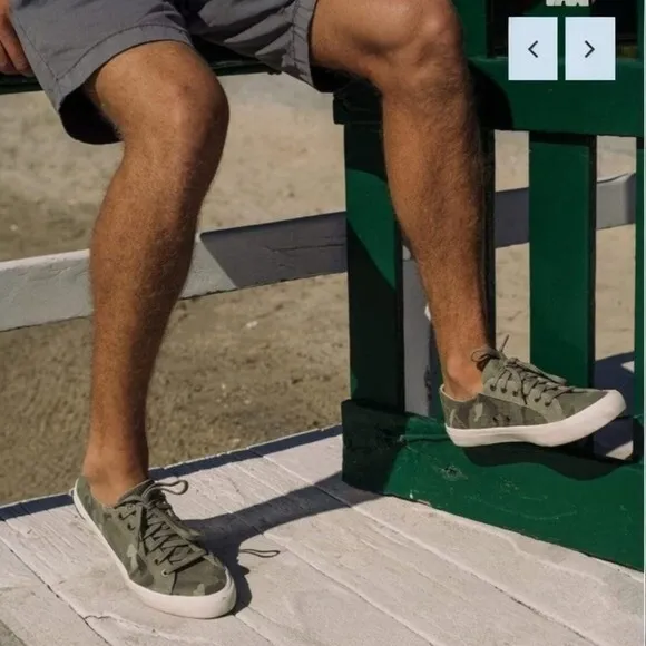 SEAVEES Womens Monterey Cotton Sneaker Saltwash‎ Sage Camo Camouflage Size 8.5 - Image 12