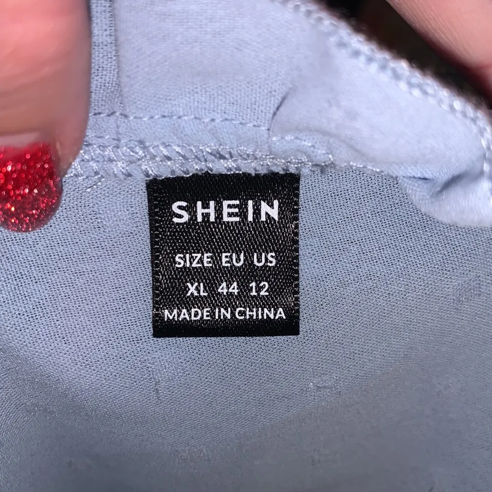 Shein light blue ruffle lace layered sleeves blouse - Image 8