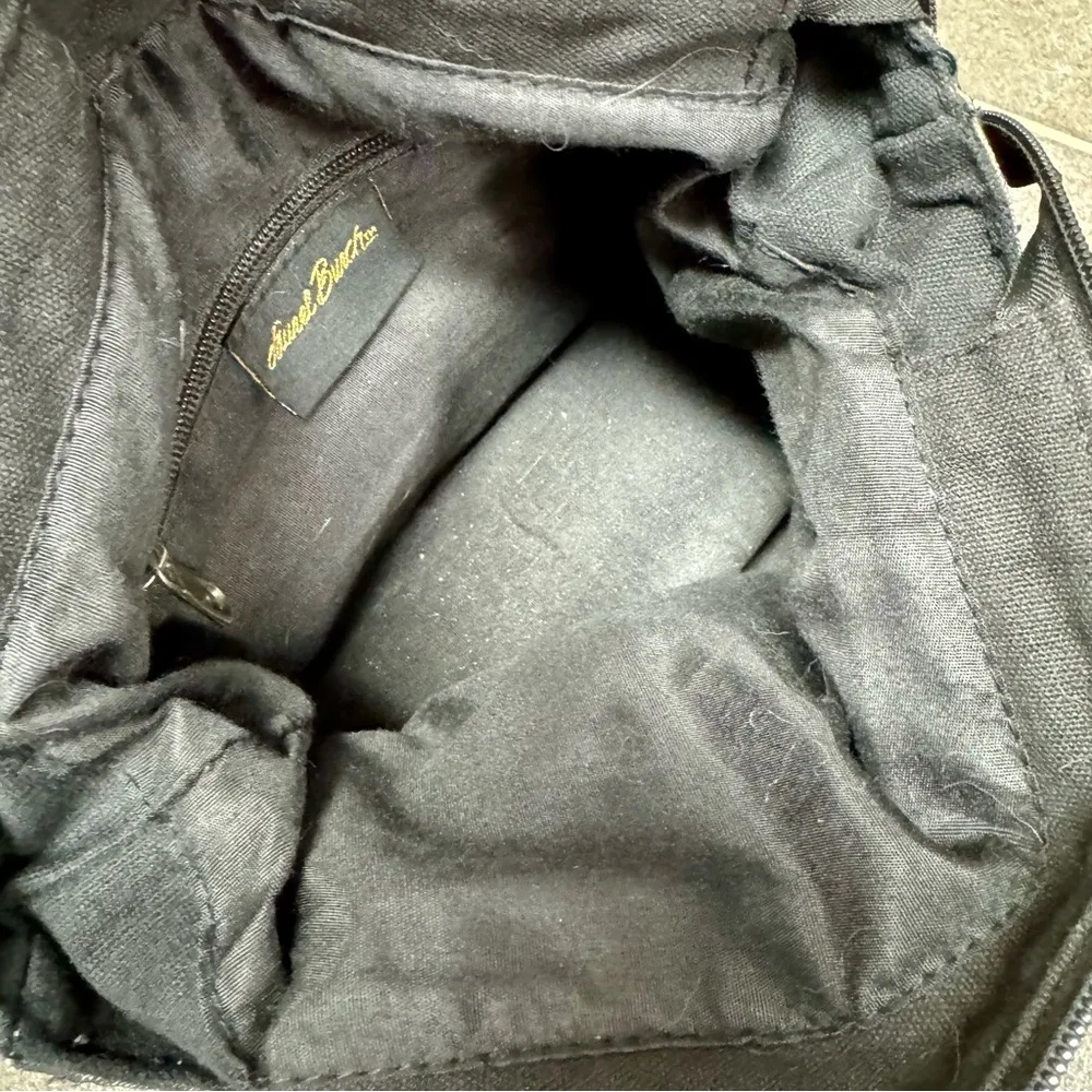 Laurel Burch Medium Zip Top Cat Tote Purse Bag Tres Gatos Canvas Red - Image 6