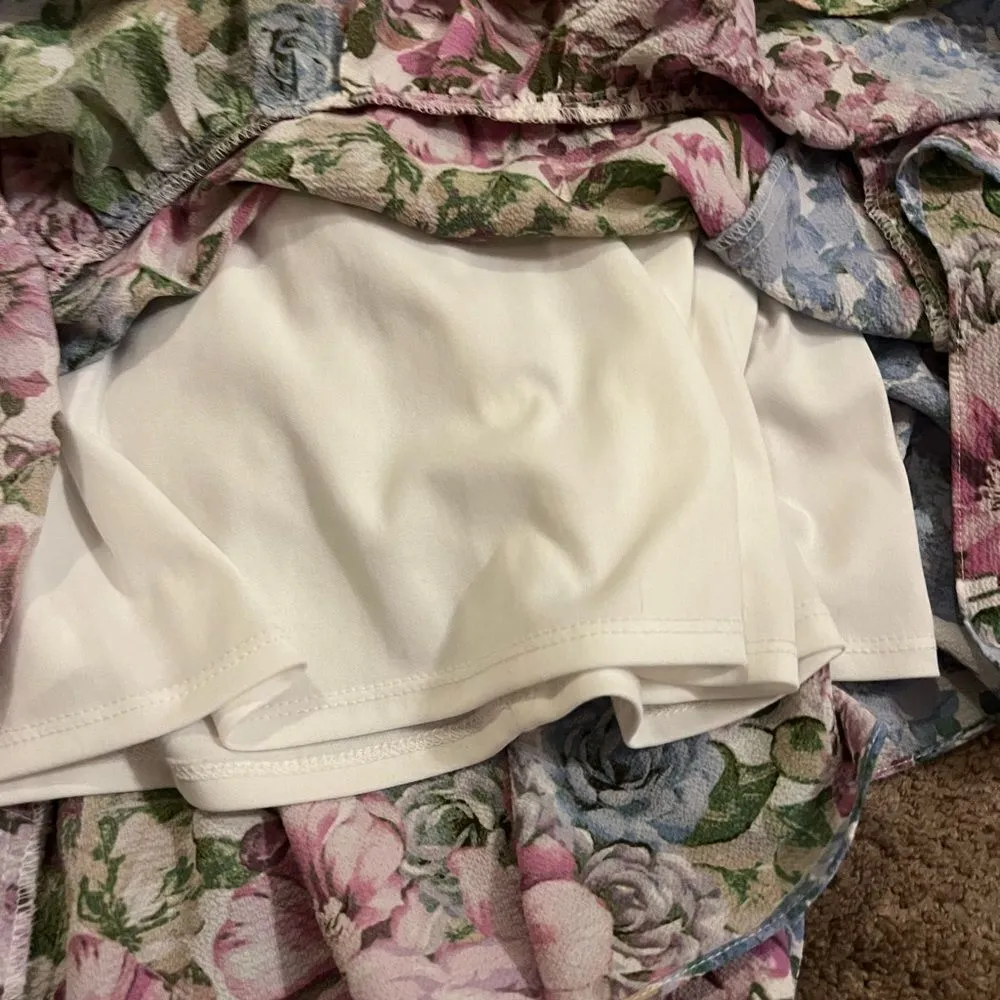 Maison Tara floral dress 8 Blue - Image 6