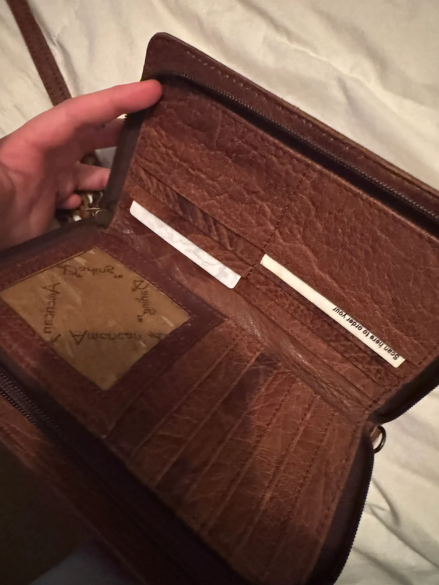 Hand Tooled Clutch / Saddle Blanket - Image 3