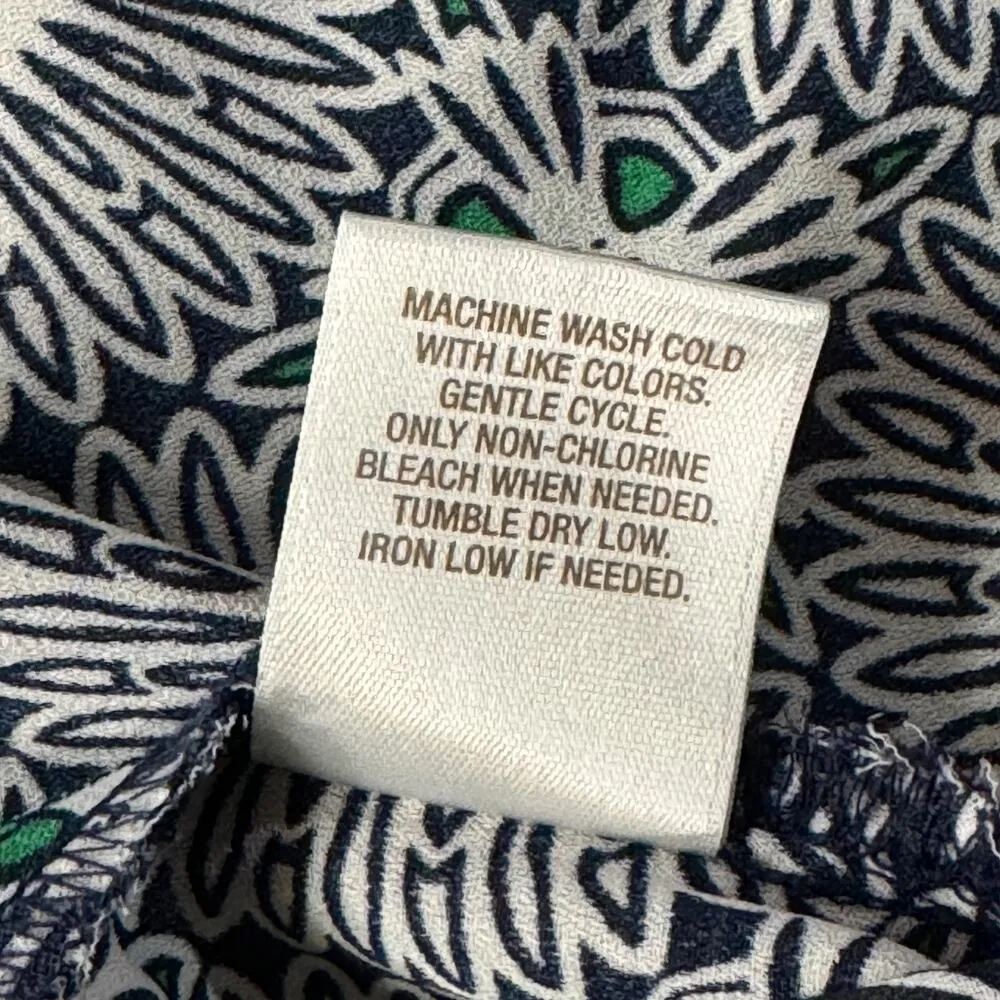 Roz & Ali 2X-Large Top Geometric V-Neck Dolman Sleeves Lightweight Rear Pleats - Image 8