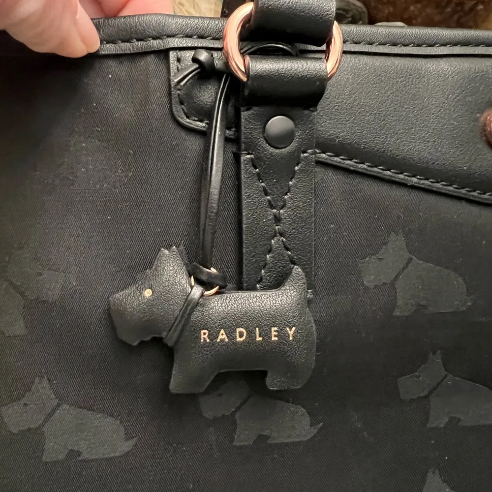 NWOT Radley London black Scottie Dog tote bag - Image 7