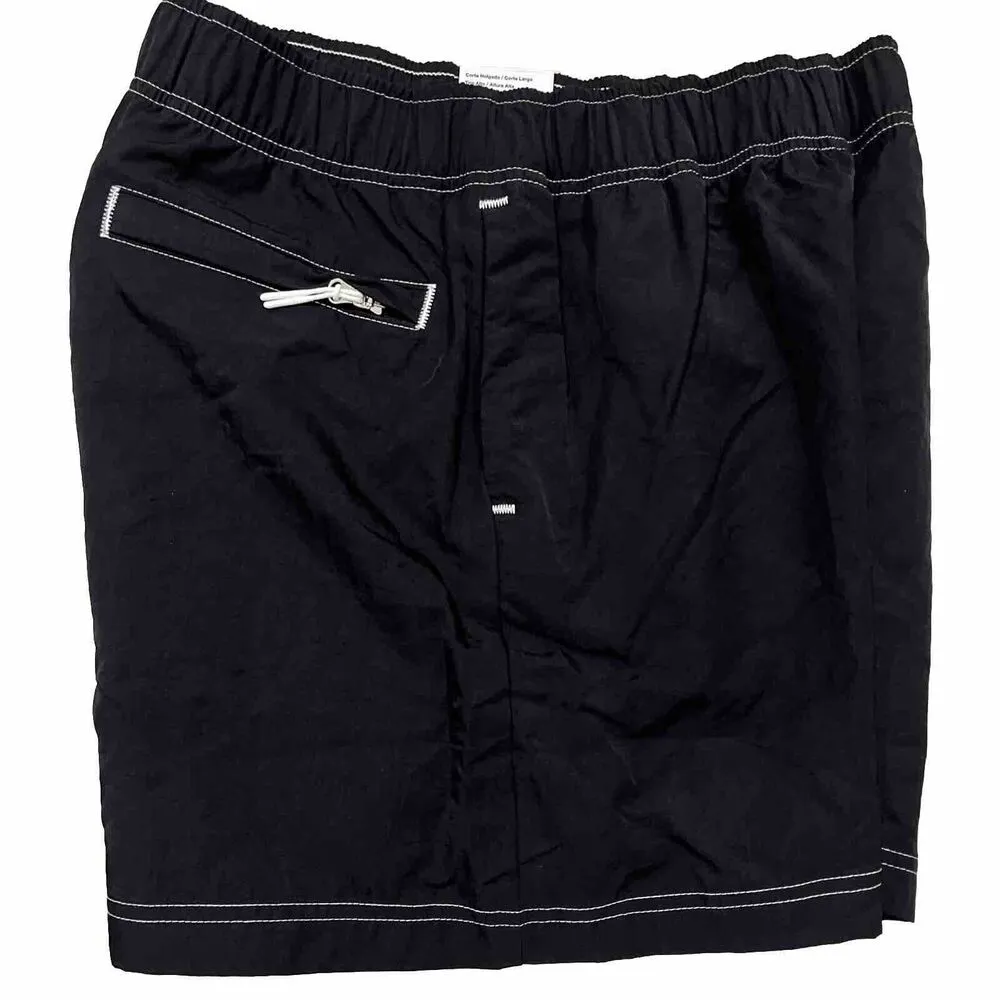 Athletic Shorts Loose Fit High Rise Womens Medium Black DM6752-010 - Image 5