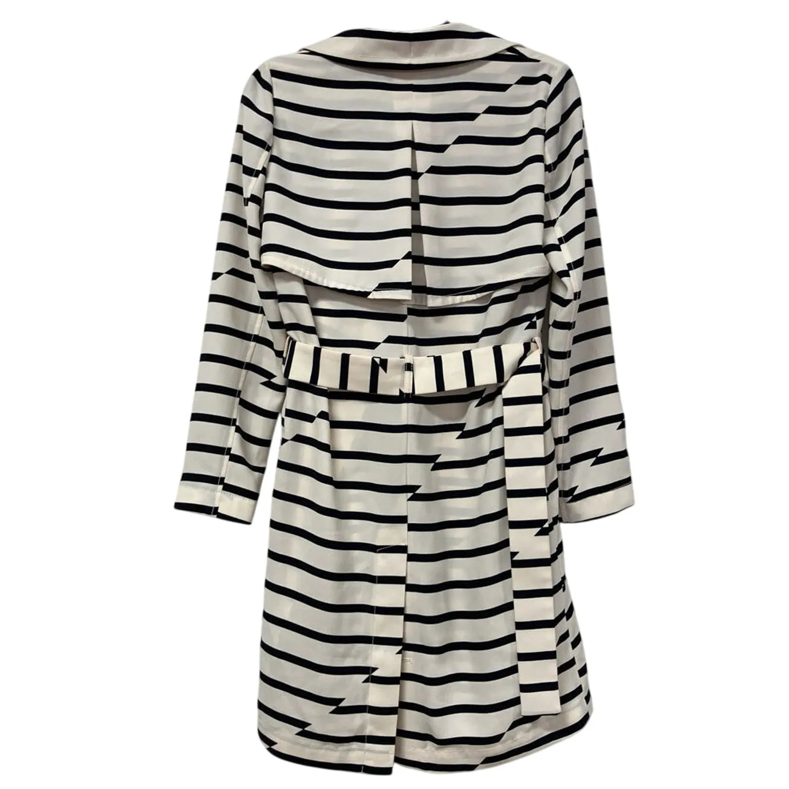 Madewell Belted Stripe Trench Coat - Image 2