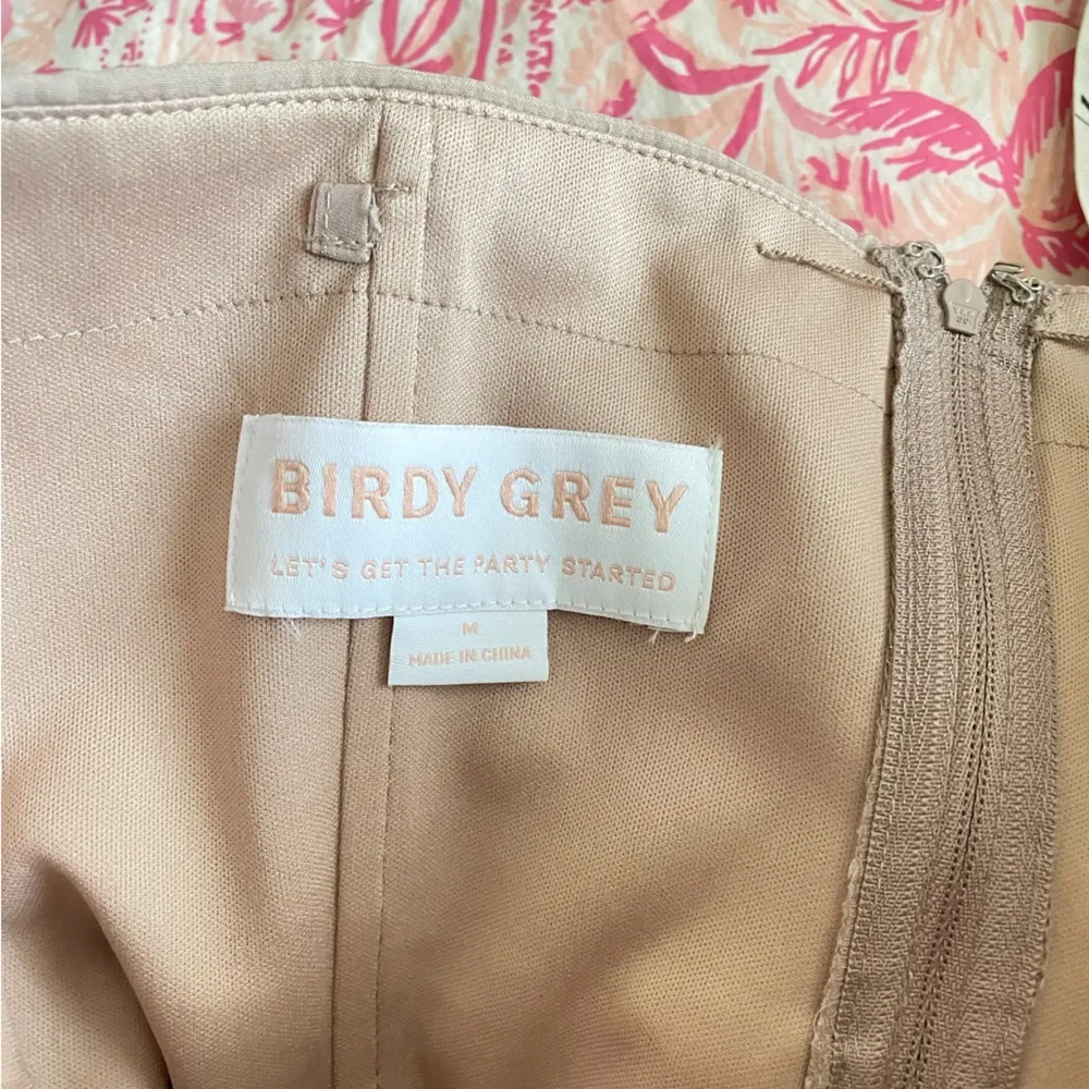 Birdy Grey Grace Convertible Chiffon Maxi Bridesmaid Dress in Taupe - Image 5