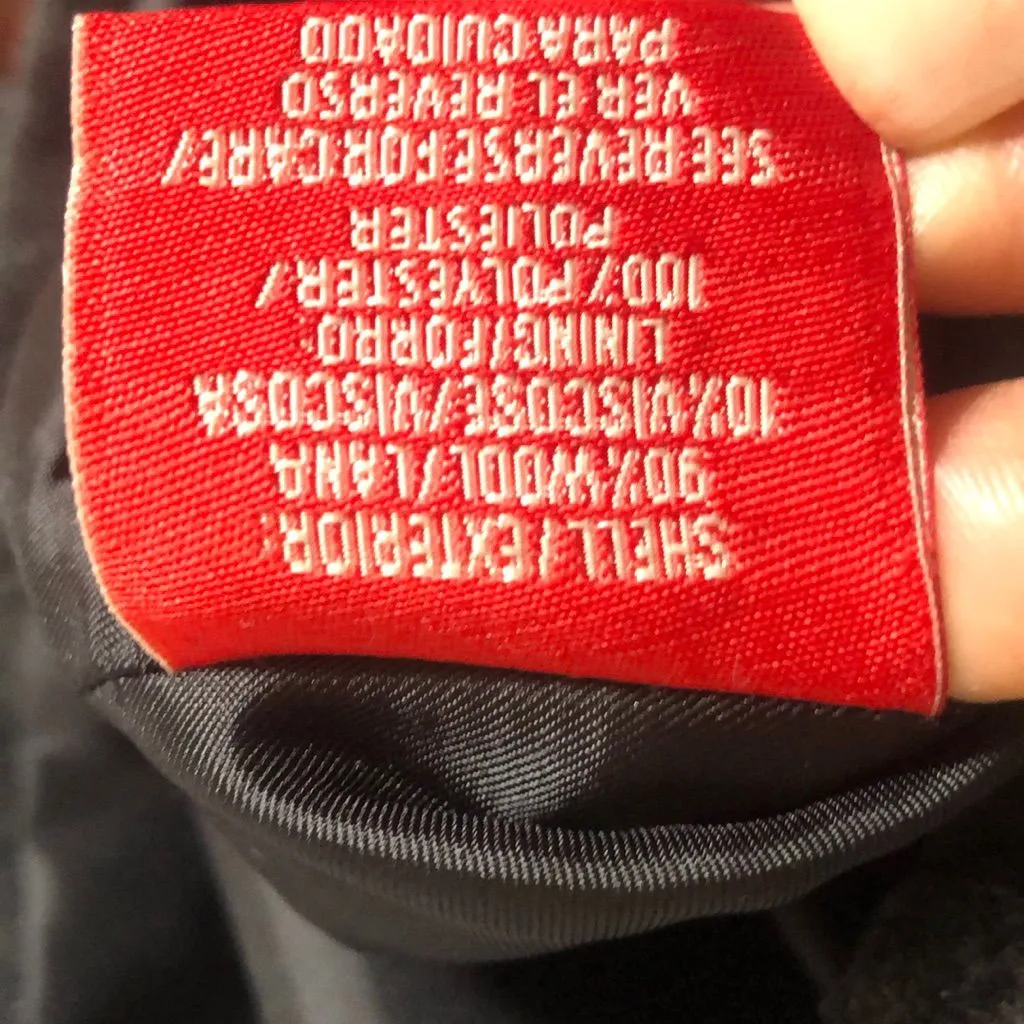 Esprit gray wool hooded‎ jacket - Image 6