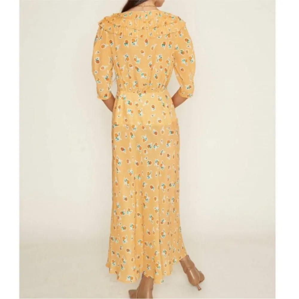 Rixo London Belle Floral Gingham Check Silk - Image 2