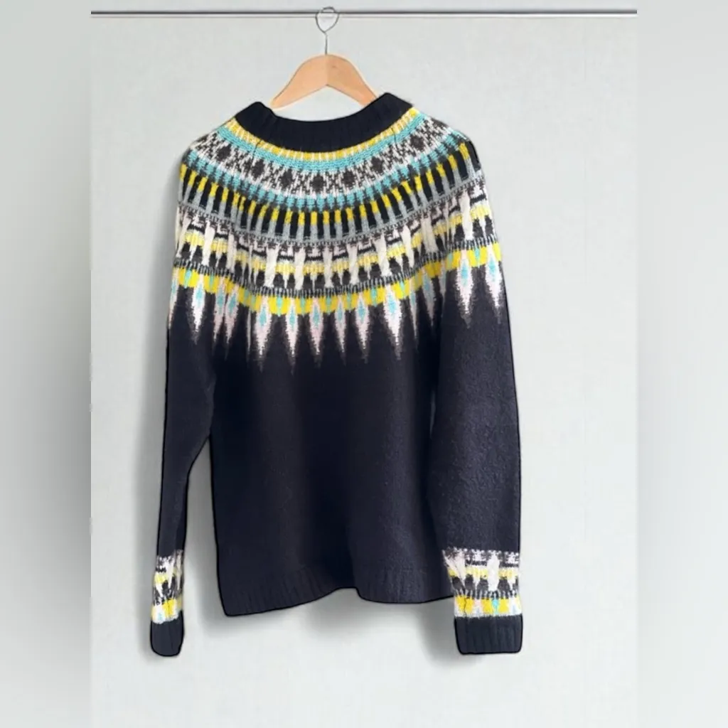 Zara Knit Oversized Jacquard Sweater - Image 15