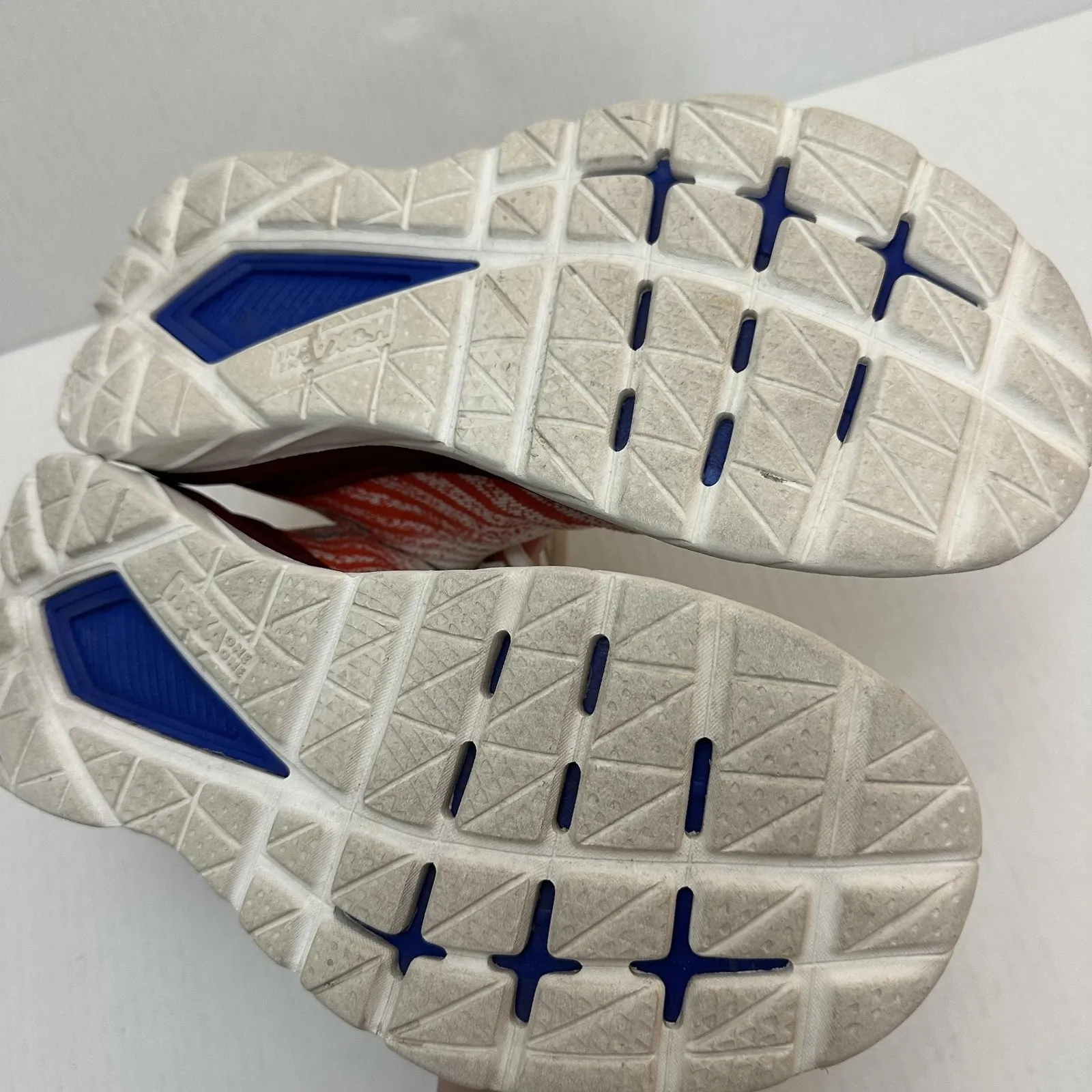 HOKA Mach 5 Running Shoes Womens 9 White Orange Blue PROFLY+ Lightweight - Image 14