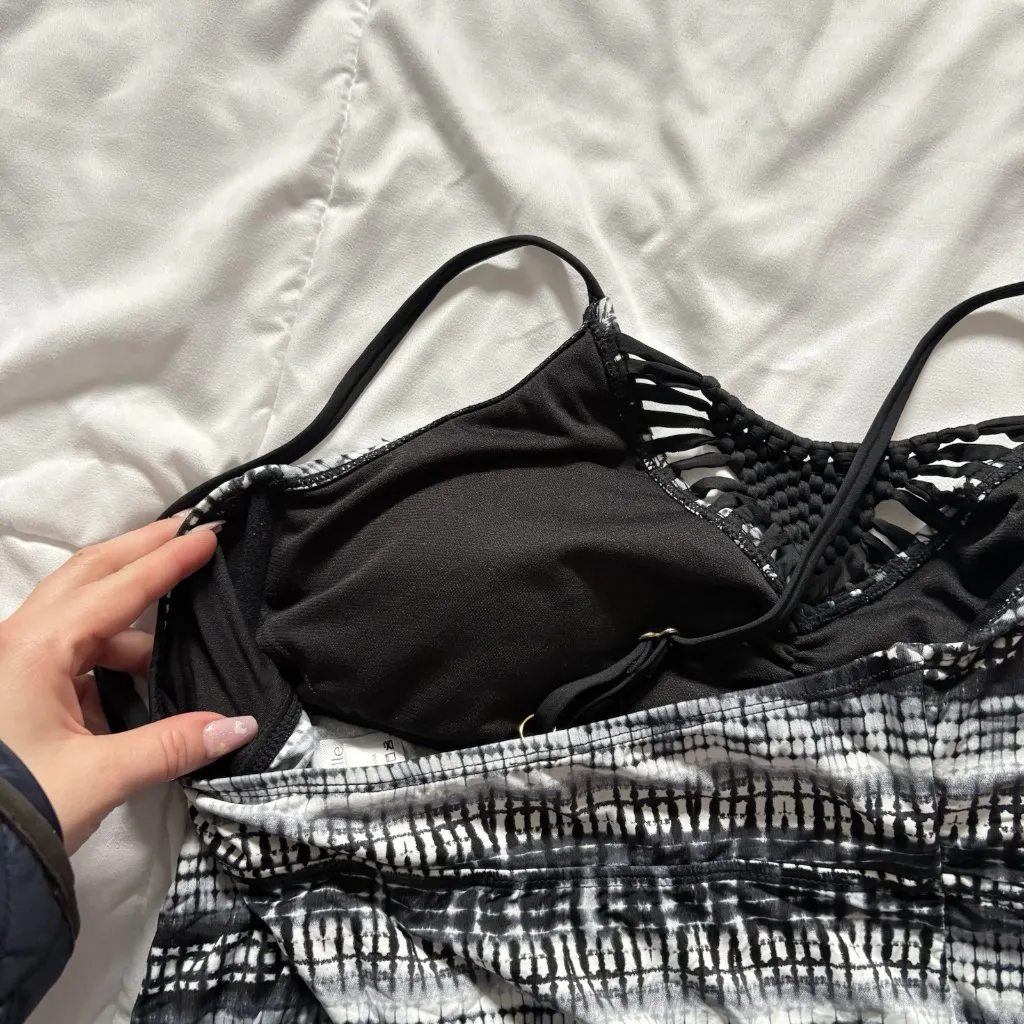 Ambrielle Womens Size XL Tankini Swim Top Bathing Suit Swimsuit Black Beach - Image 9