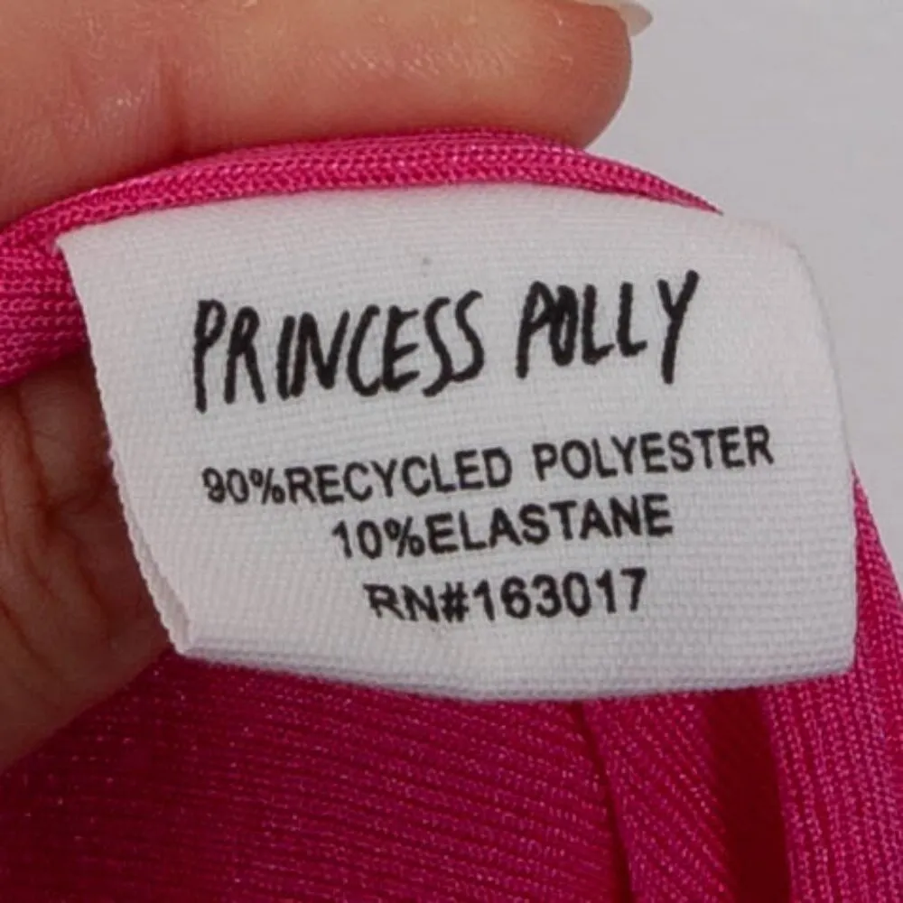 Princess Polly Pink Ruched Bodycon Maxi Dress Womens Size 2 Feminine Party Event - Image 6