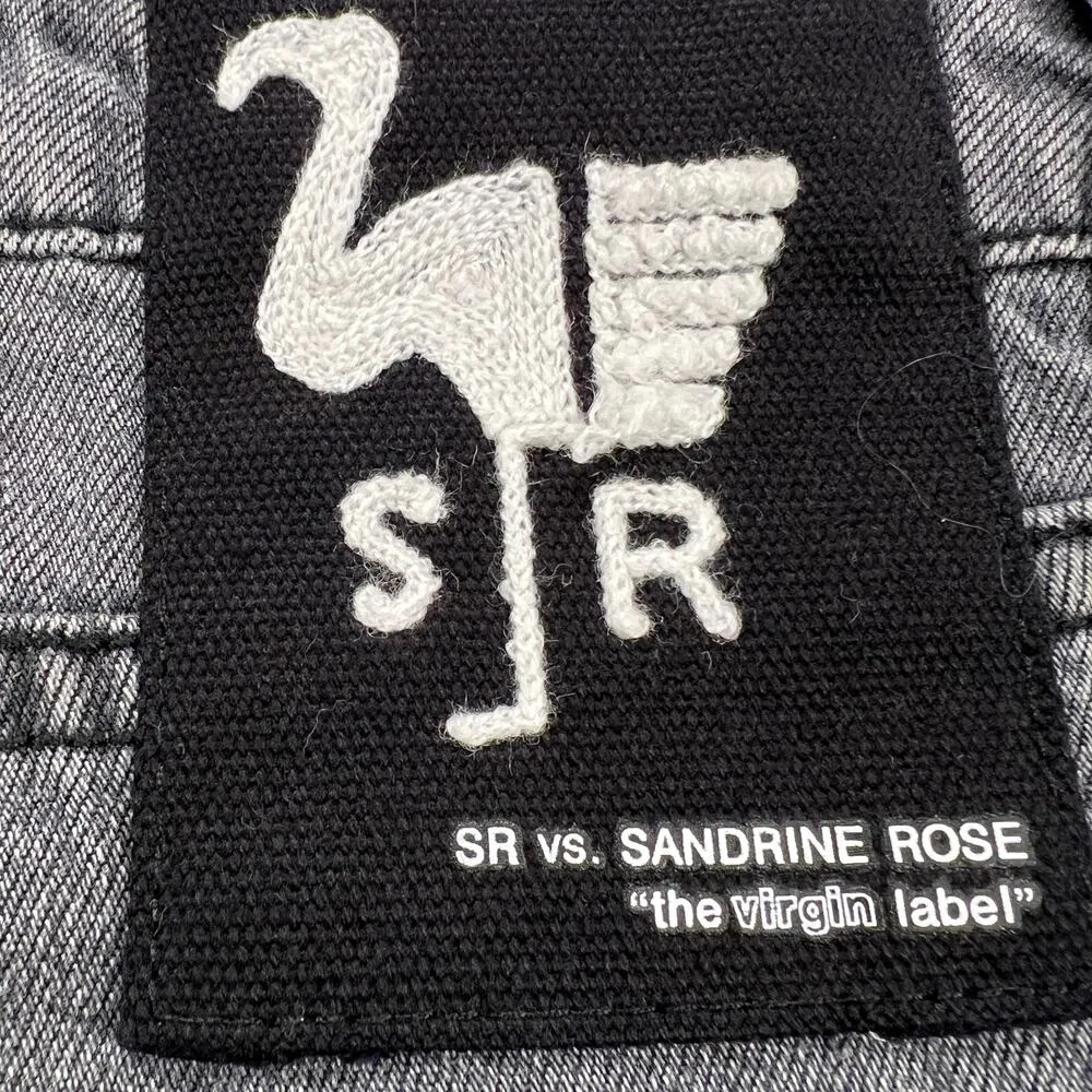 SR vs. Sandrine Rose x Free People Gray Wash Straight Leg Jeans Size 26 - Image 15