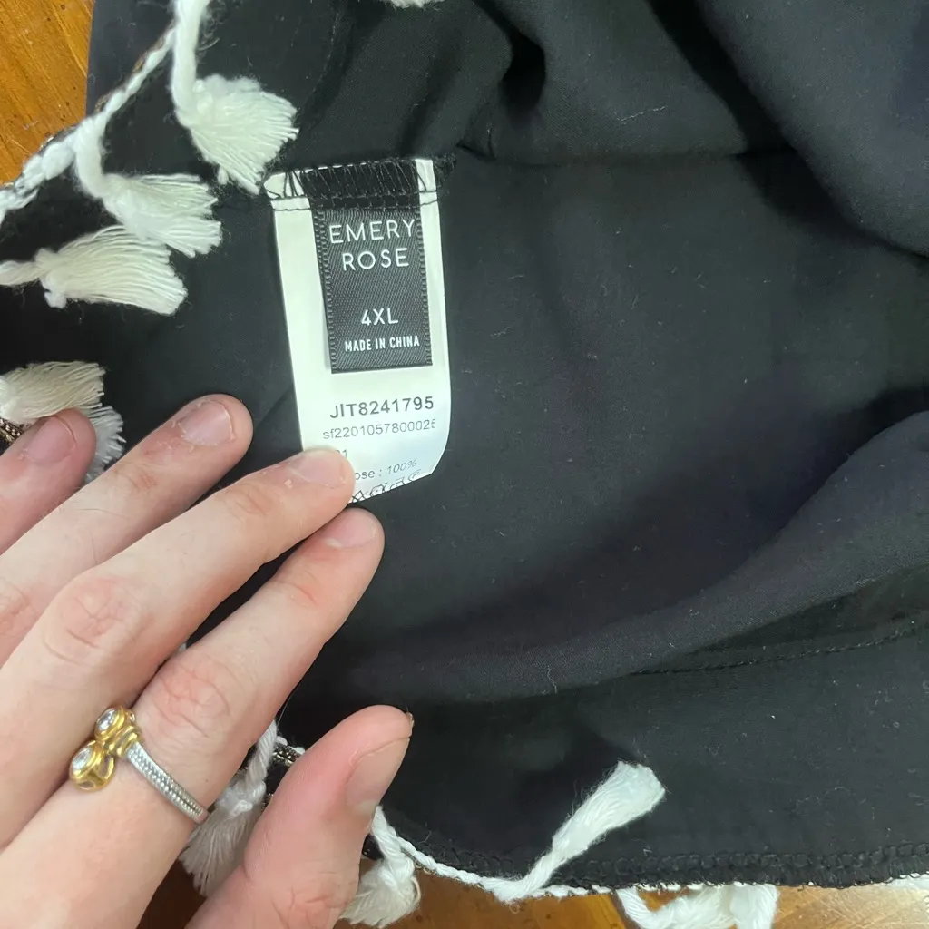 Emery Rose Black Off - Image 5