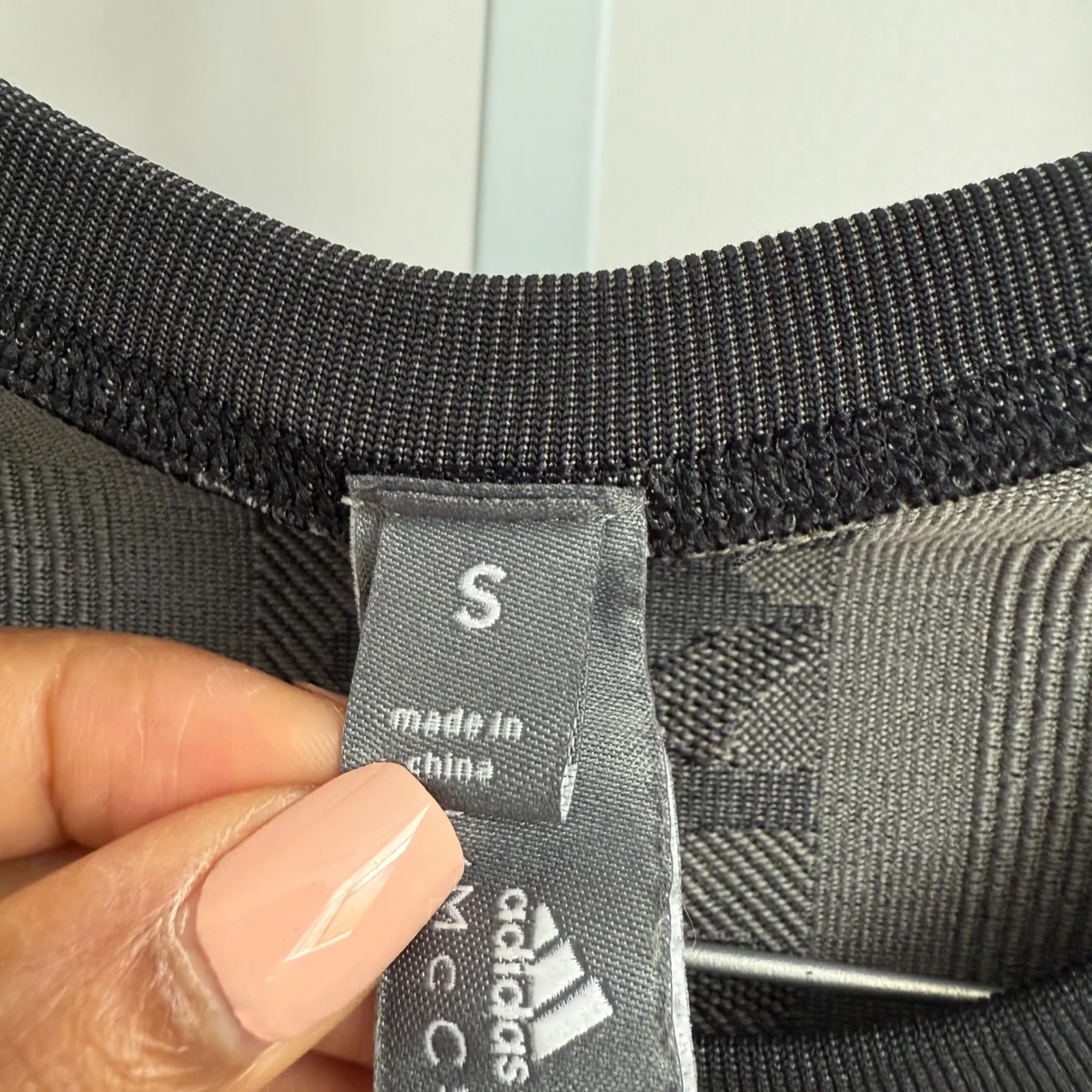 Stella McCartney + Adidas top‎ women's size small athletic workout gray - Image 6