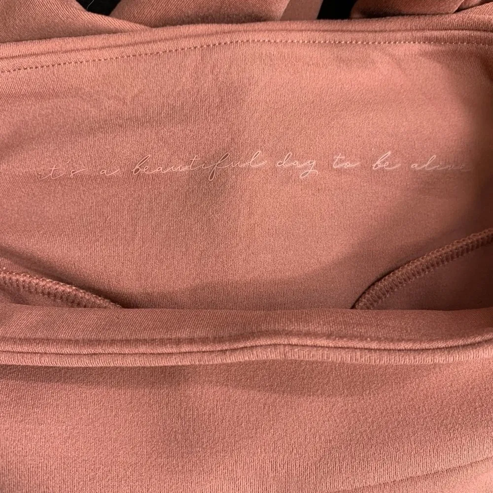 Gymshark x WHITNEY SIMMONS Mauve Pink Cropped Leggings Size XS - Image 5